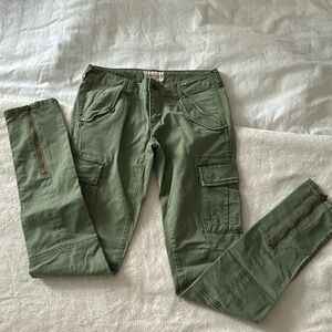 Denim & supply, Ralph Lauren size 25 cargo pants, olive green